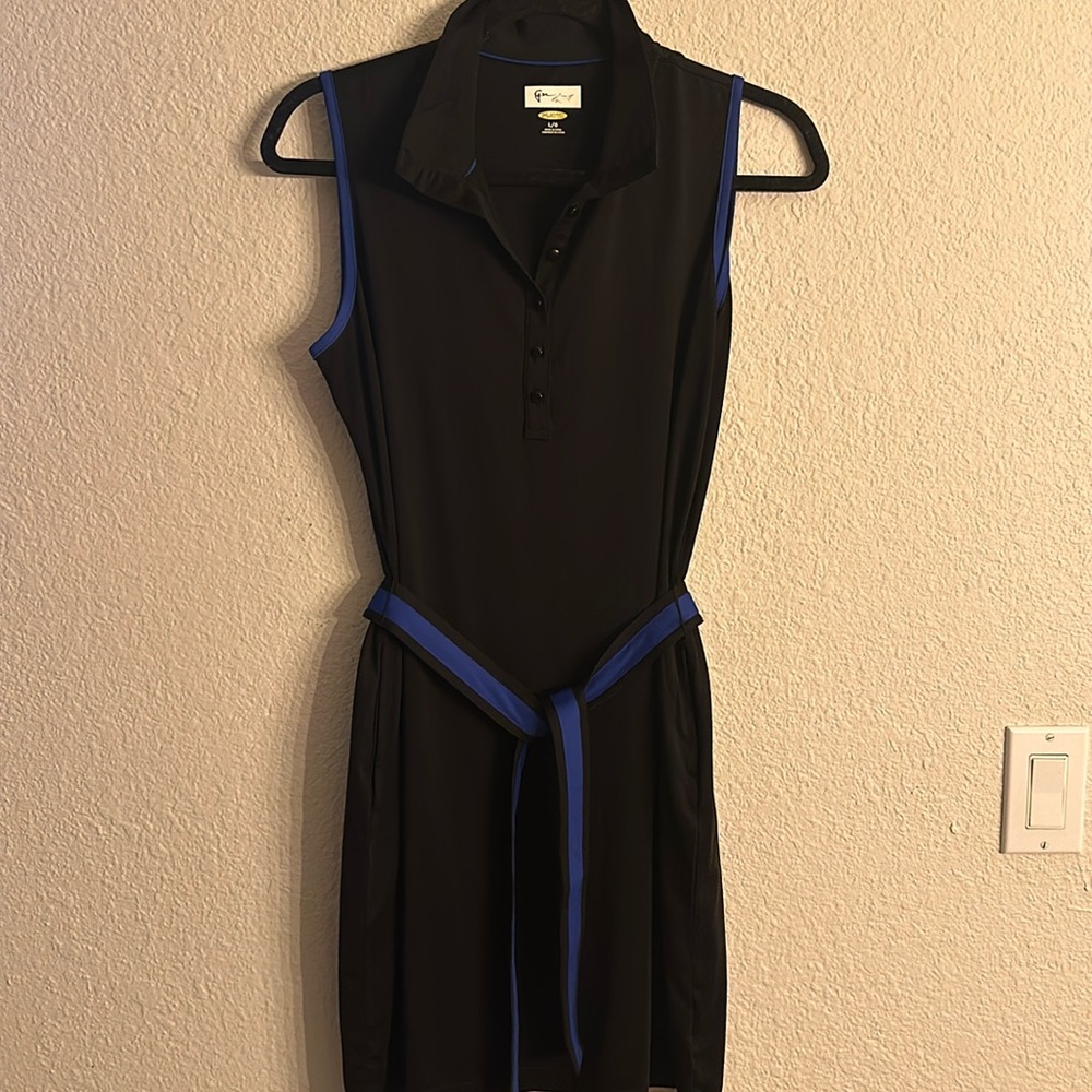 Black golf dress